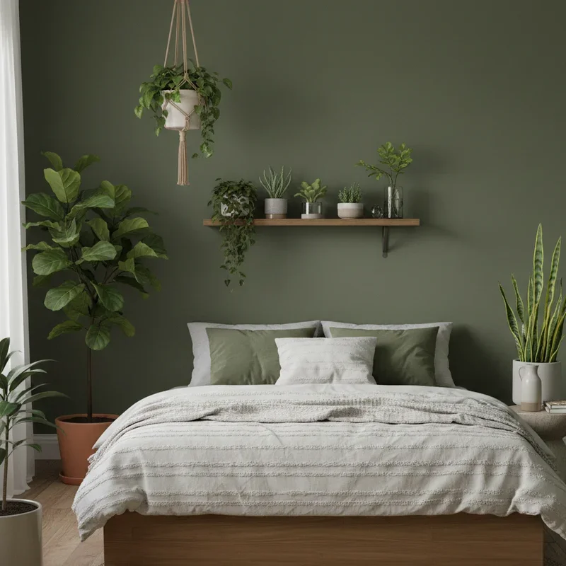 Olive Green Bedroom Ideas