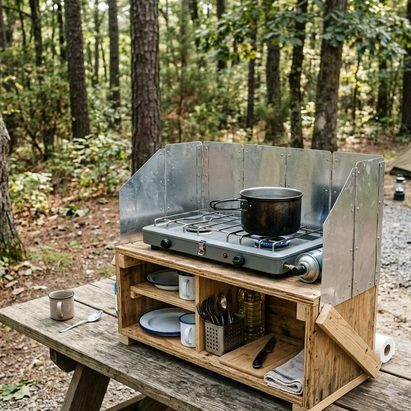 DIY Camping Kitchen Ideas