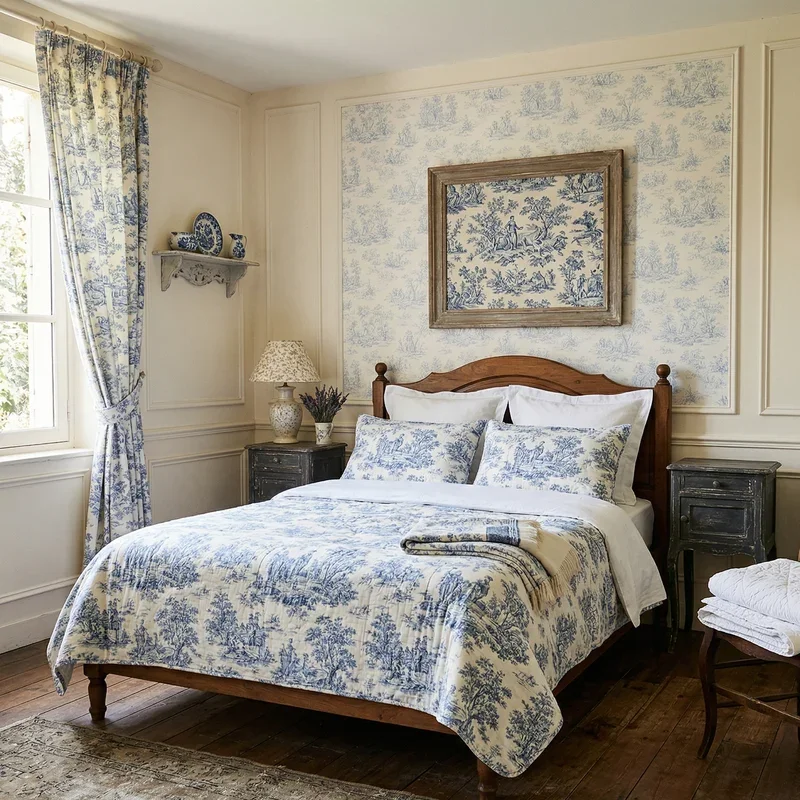 Toile Bedroom Ideas