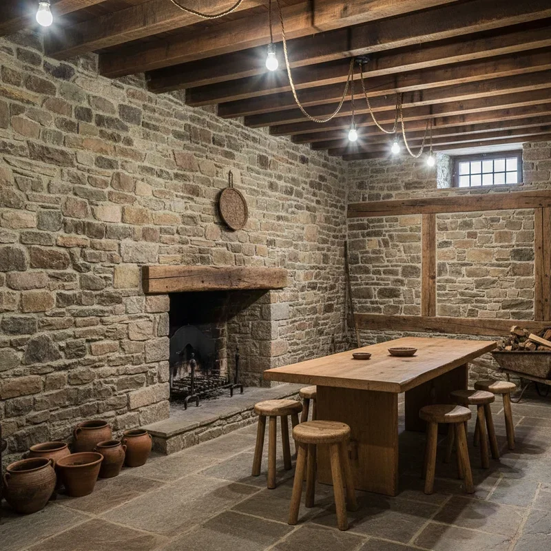 Rustic Basement Ideas