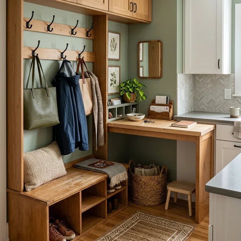Kitchen Drop Zone Ideas