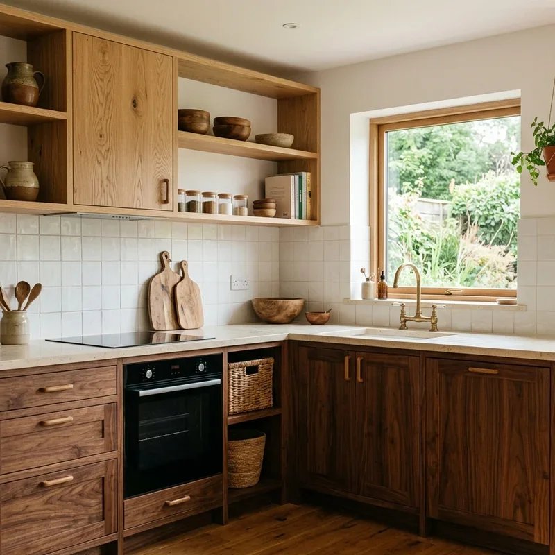 Natural Wood Kitchen Cabinets Ideas