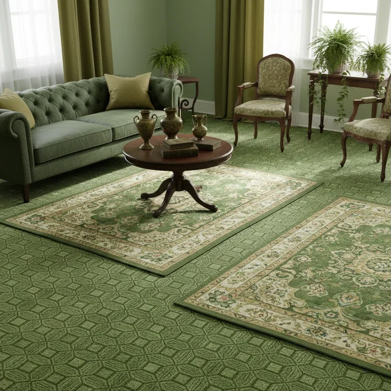 Green Carpet Living Room Ideas