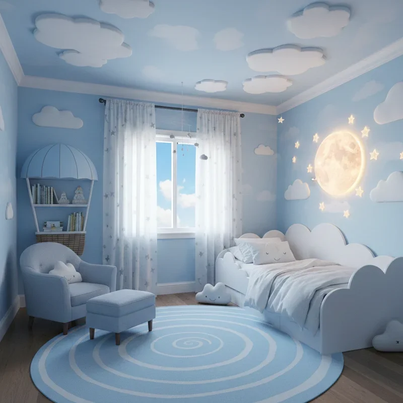 Light Blue Girl Room Ideas