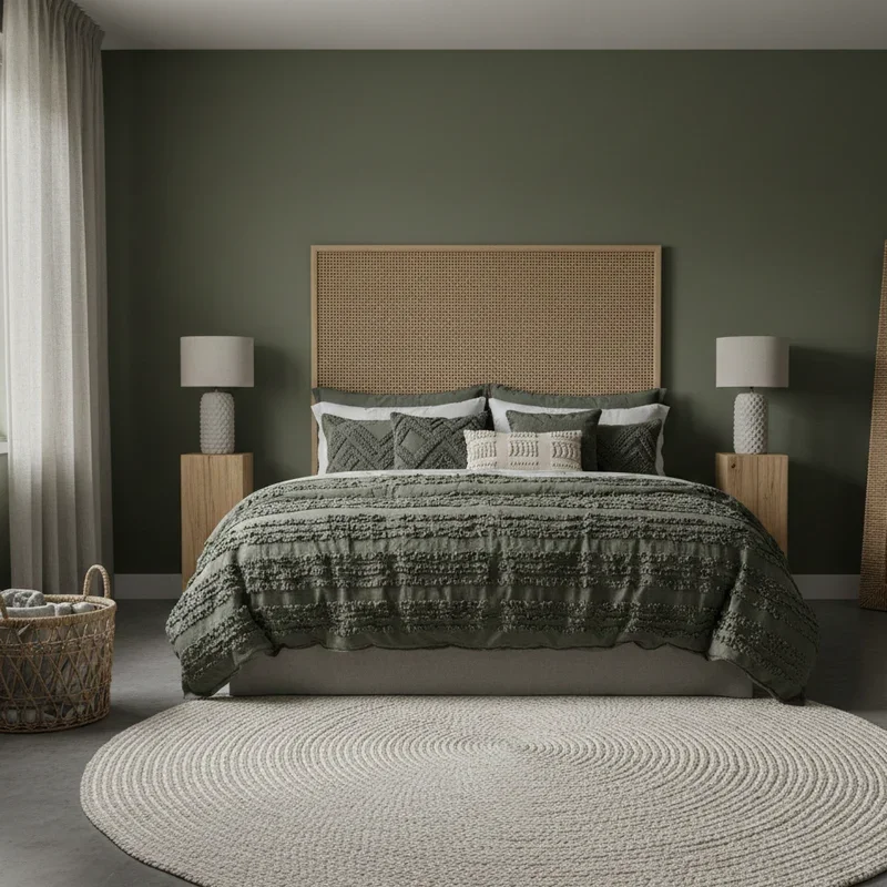 Olive Green Bedroom Ideas
