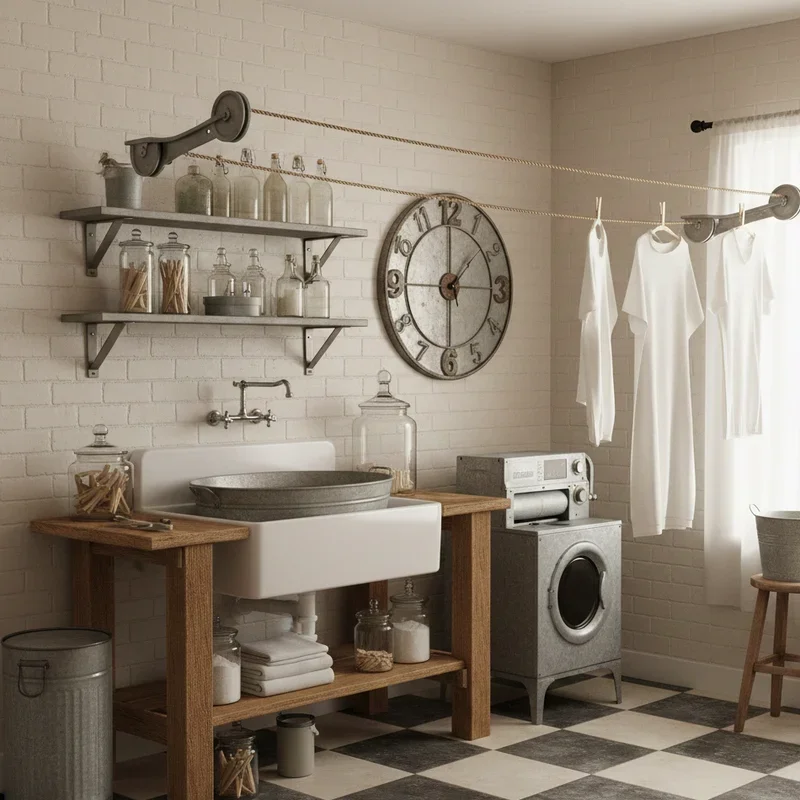 Vintage Laundry Room Ideas