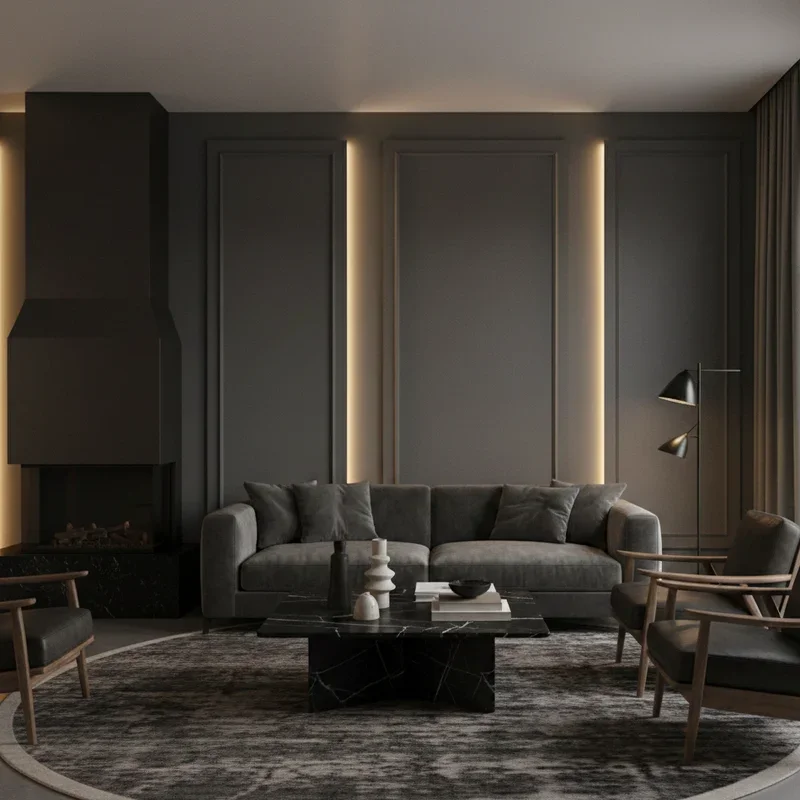 Dark Living Room Ideas