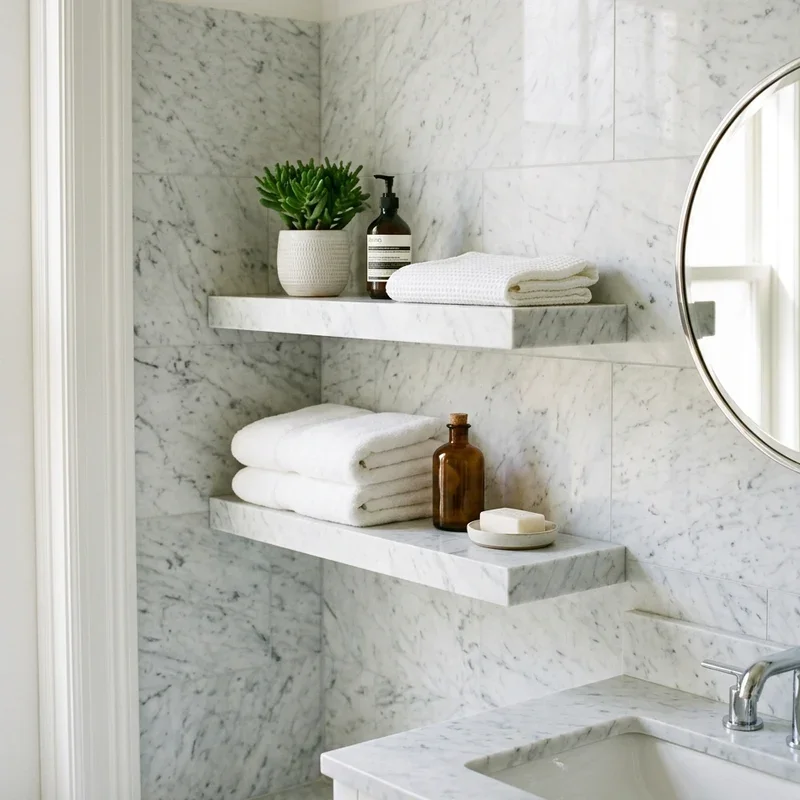 Carrera Marble Bathroom Ideas
