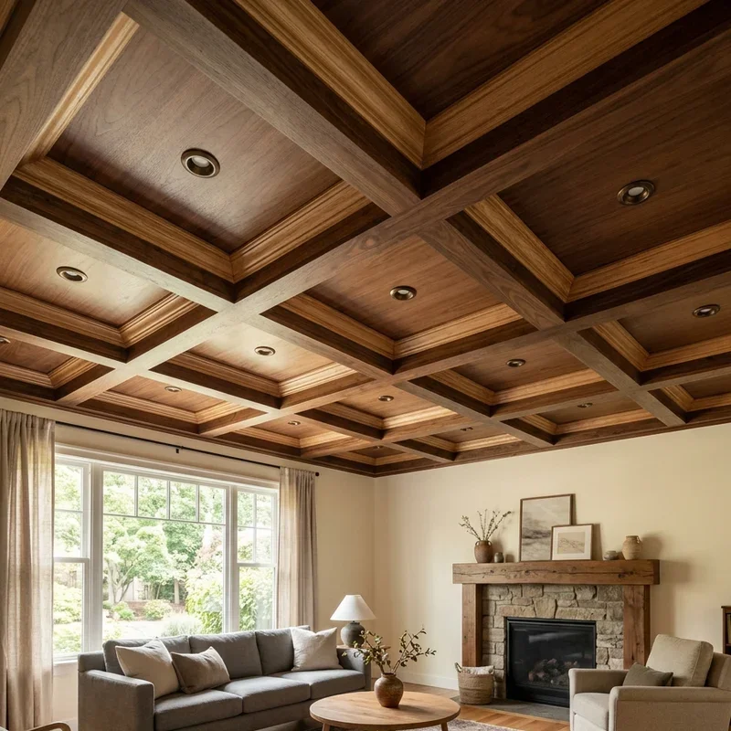 Wood Ceiling Ideas for Living Room