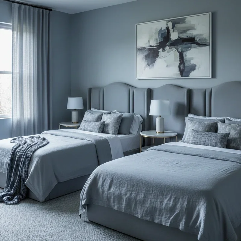 Blue Grey Bedroom Ideas