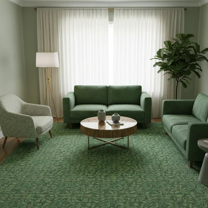 Green Carpet Living Room Ideas