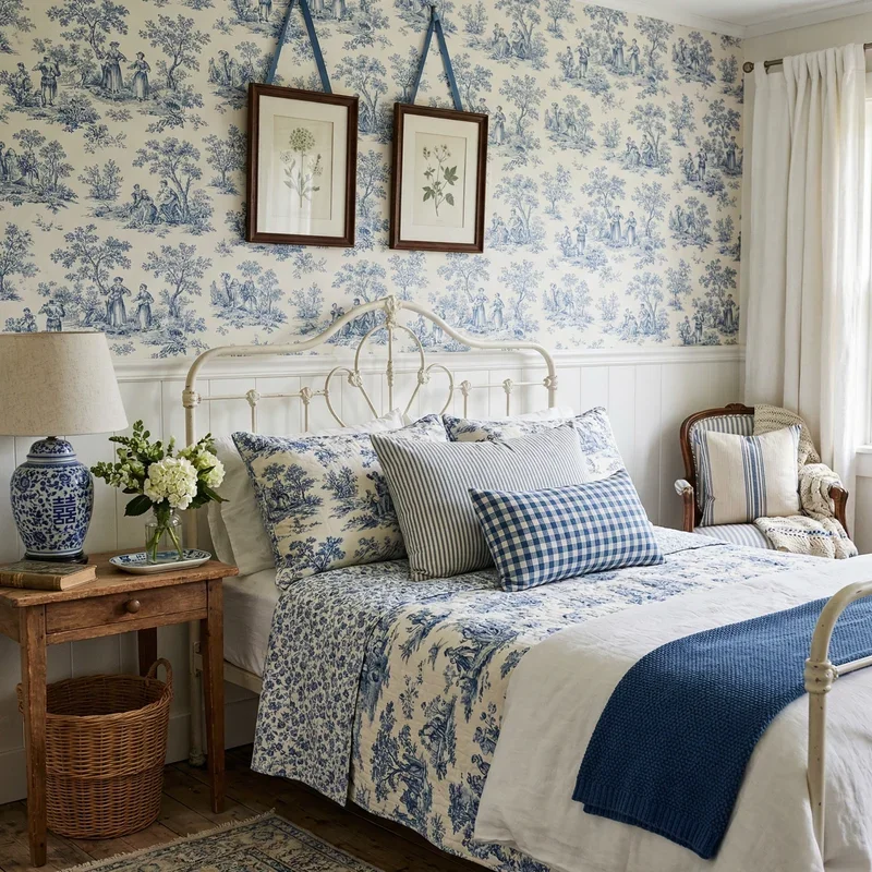 Toile Bedroom Ideas