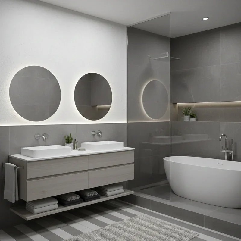 Grey and White Bathroom Ideas