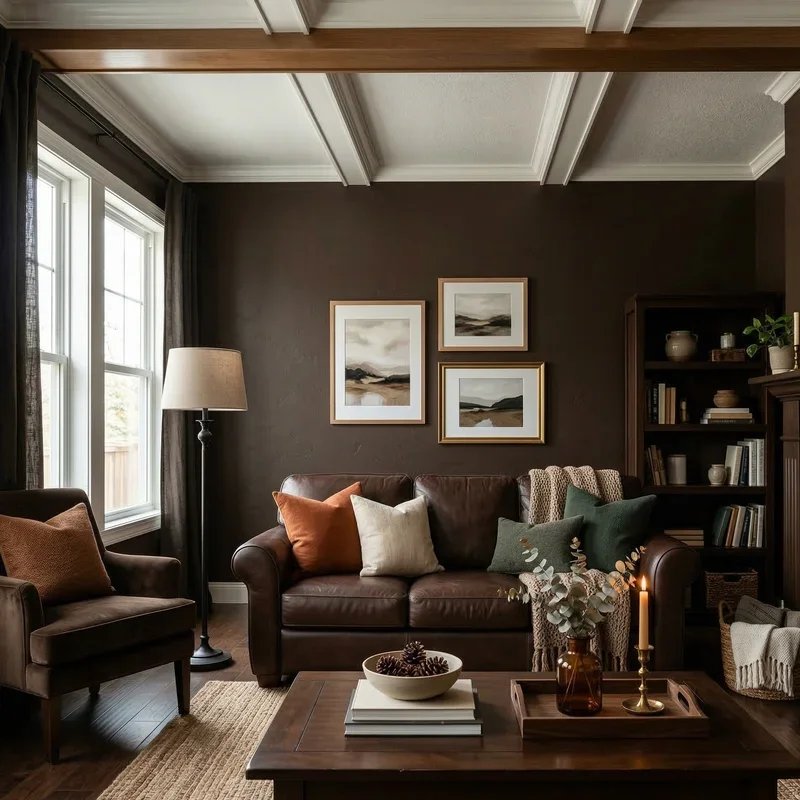 Dark Brown Room Ideas