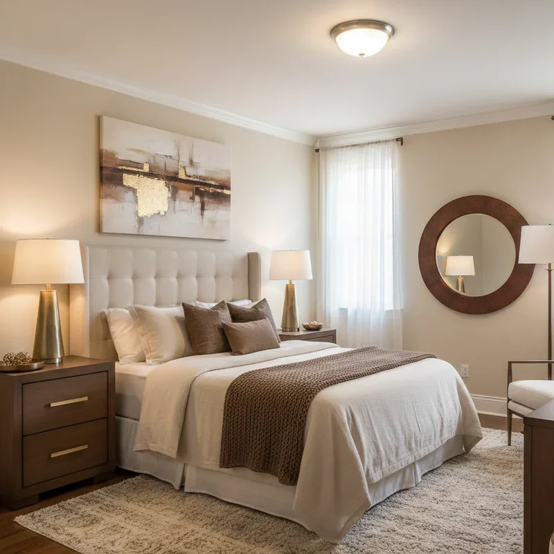 Cream and Brown Bedroom Ideas