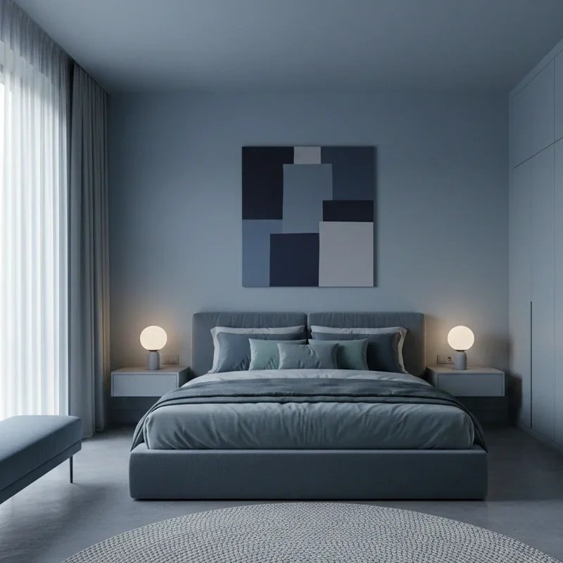Blue Grey Bedroom Ideas