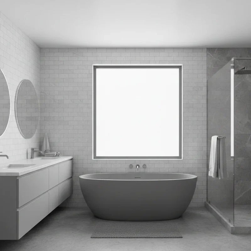 Grey and White Bathroom Ideas