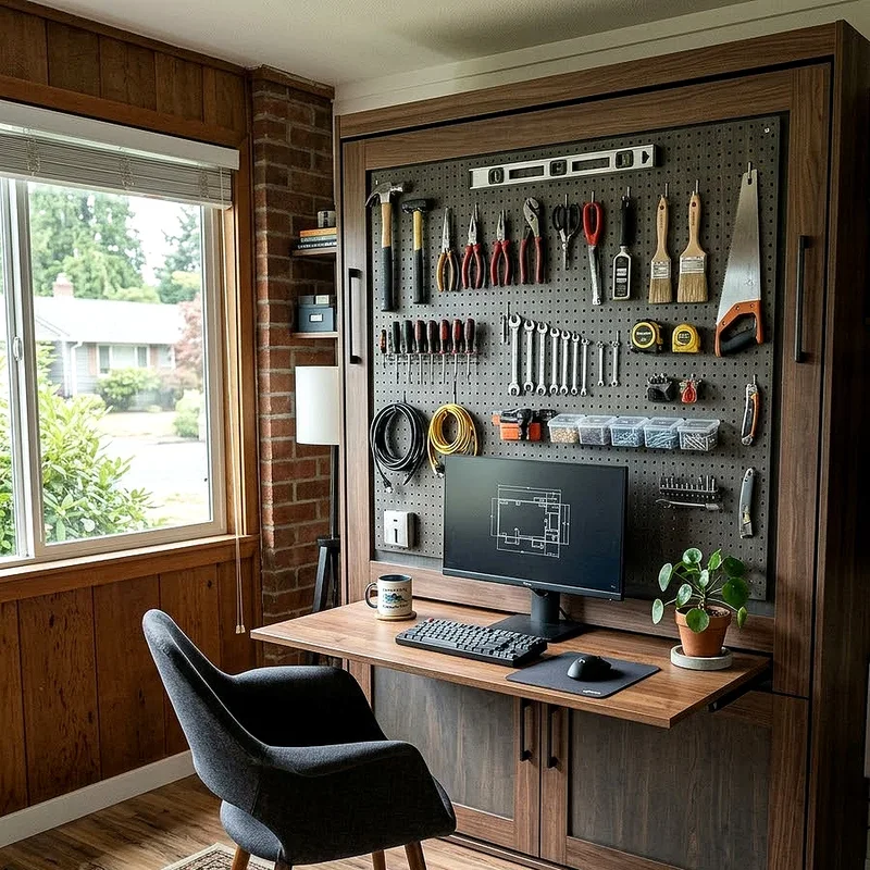 Office with Murphy Bed Ideas