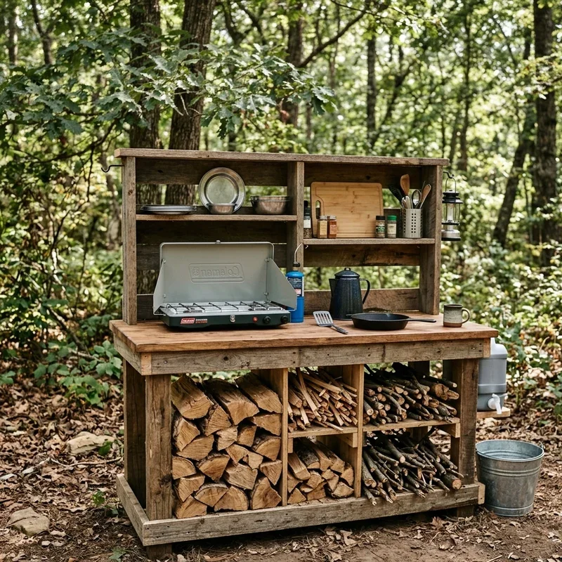 DIY Camping Kitchen Ideas