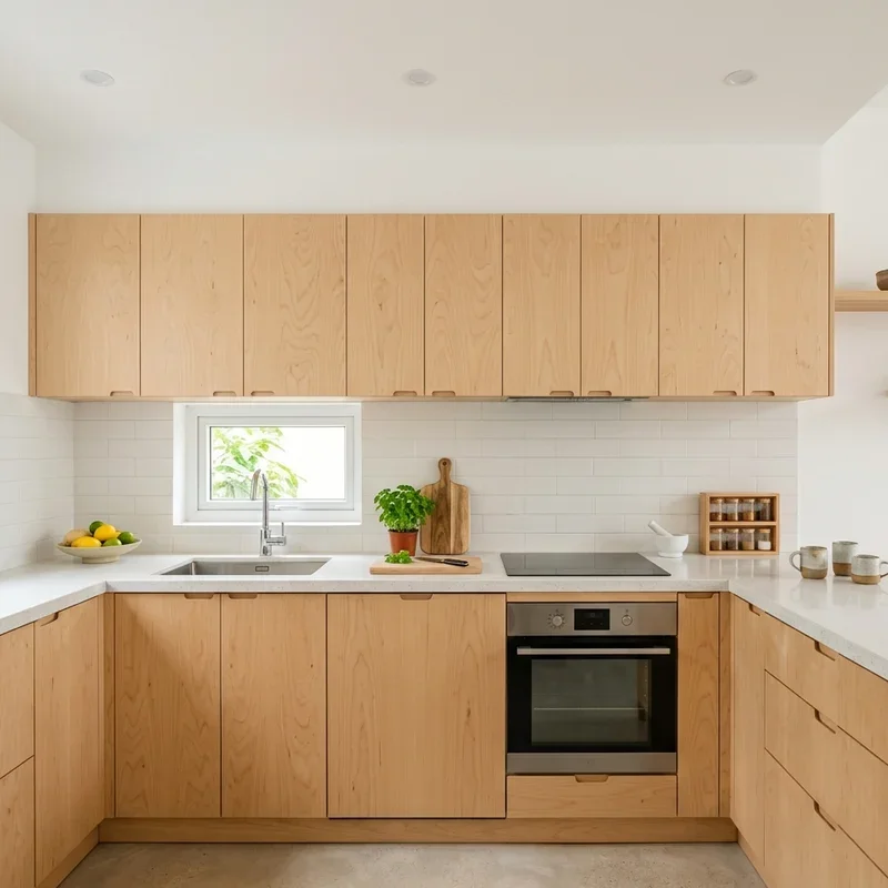 Natural Wood Kitchen Cabinets Ideas