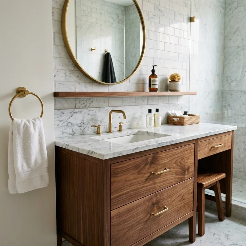 Walnut Bathroom Ideas
