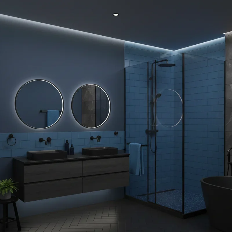 Blue and Black Bathroom Ideas
