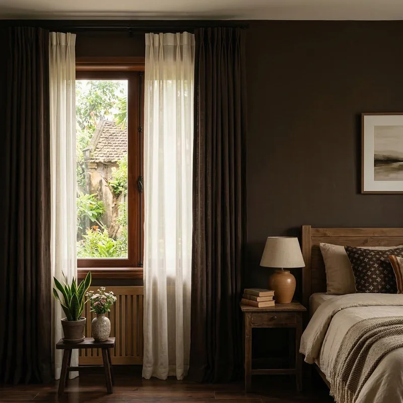 Dark Brown Room Ideas