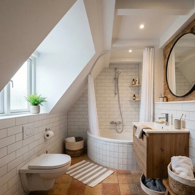 Low Ceiling Bathroom Ideas