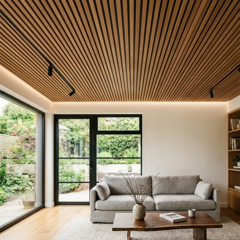 Wood Ceiling Ideas for Living Room