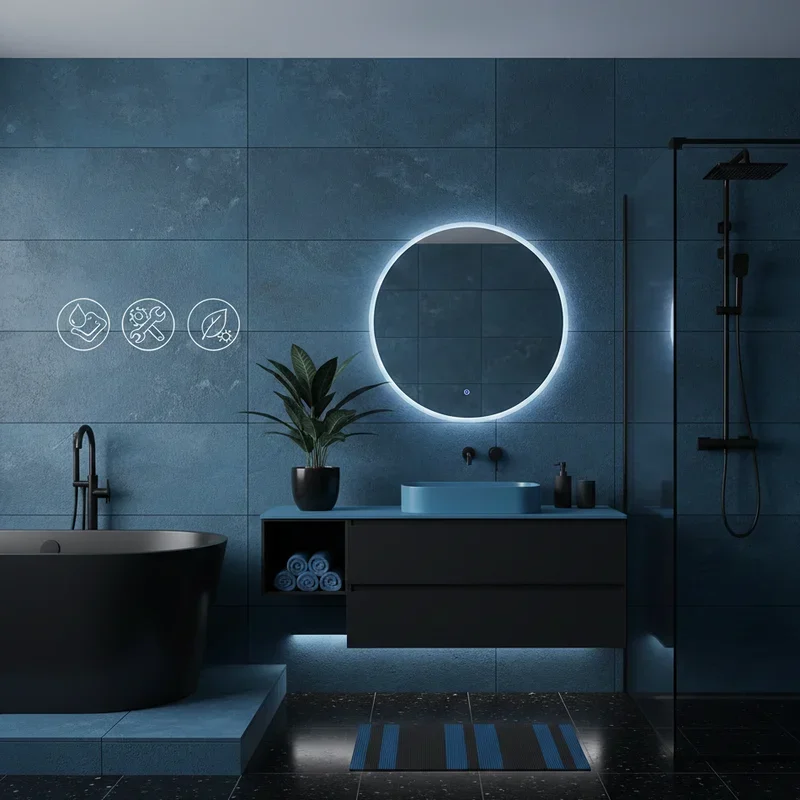 Blue and Black Bathroom Ideas