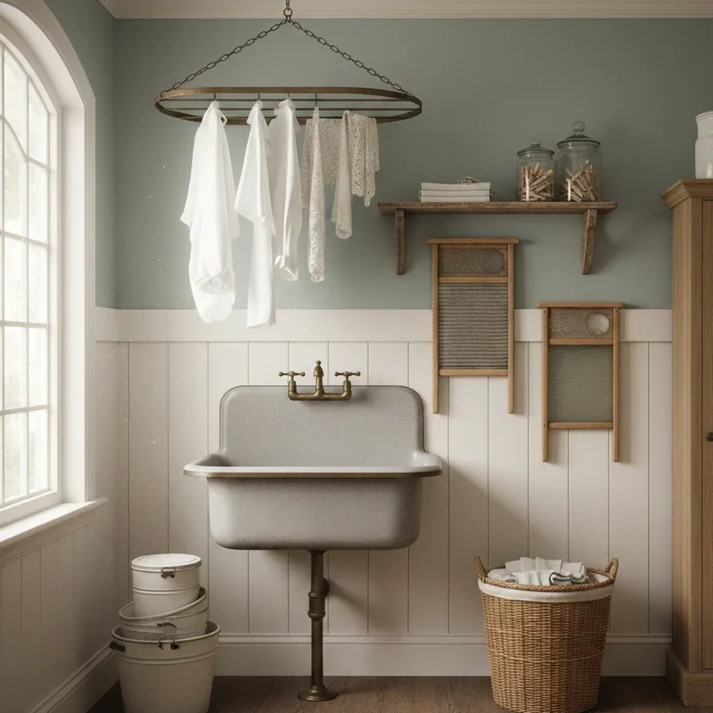 Vintage Laundry Room Ideas