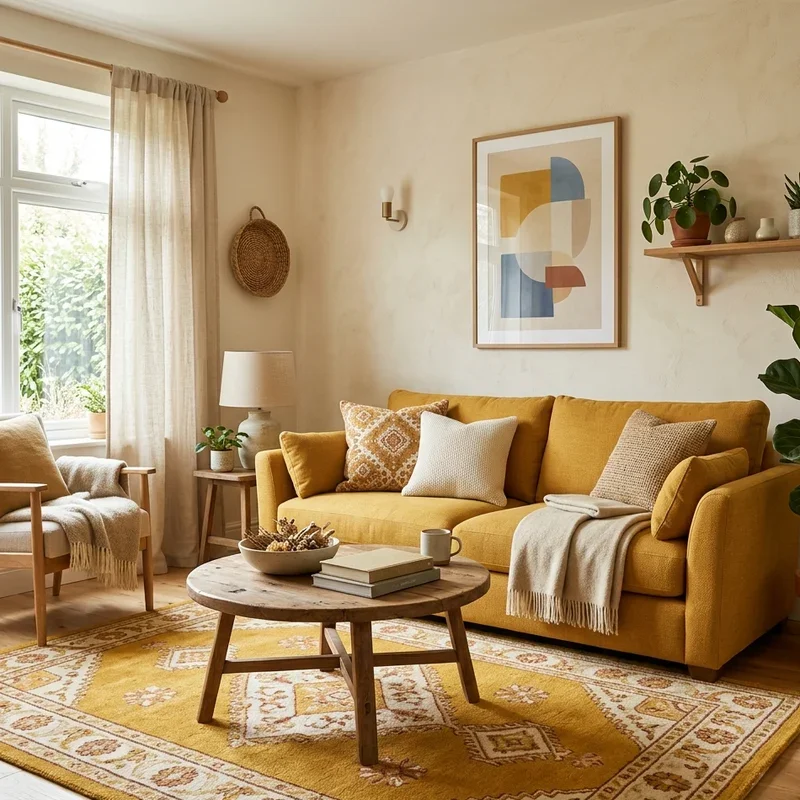 Mustard Living Room Ideas
