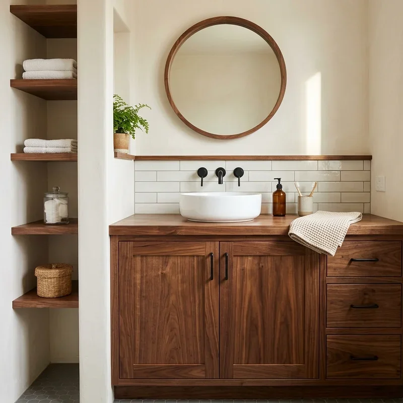 Walnut Bathroom Ideas