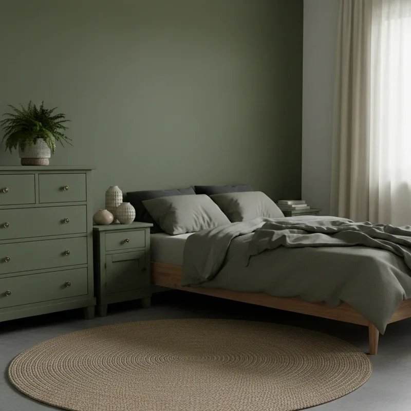 Olive Green Bedroom Ideas