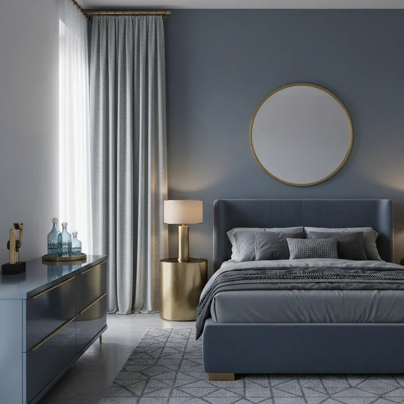 Blue Grey Bedroom Ideas