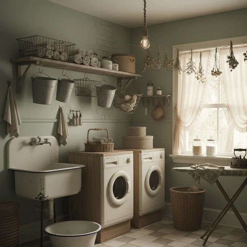 Vintage Laundry Room Ideas