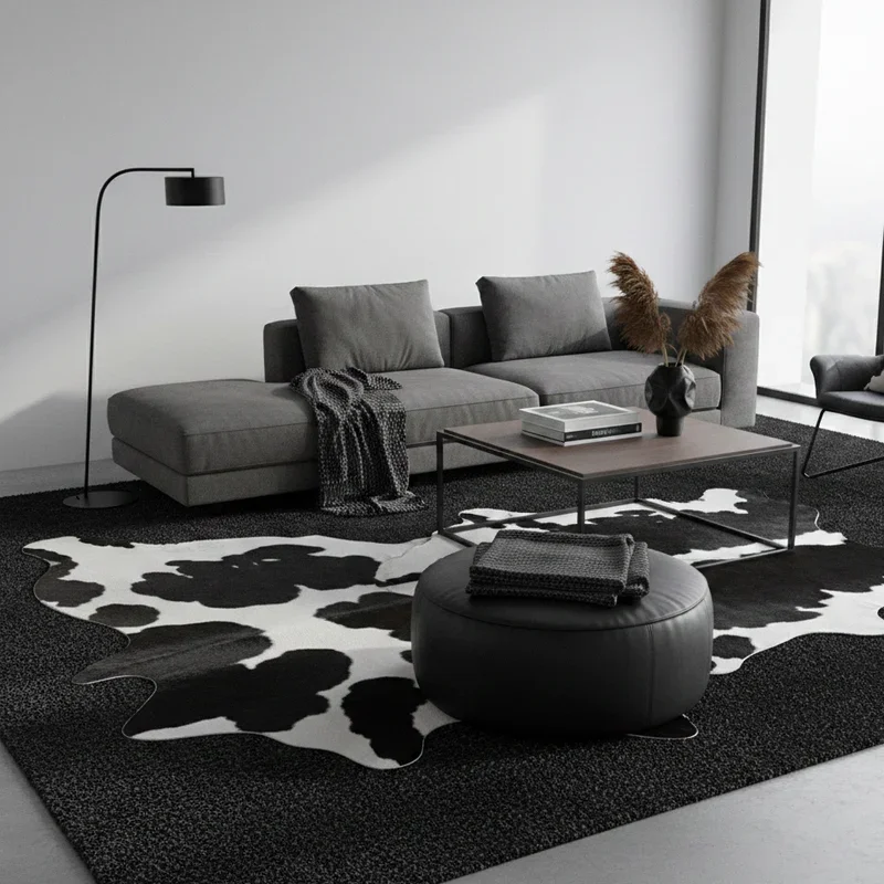 Black Rug Living Room Ideas