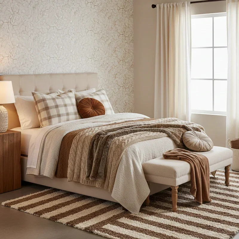 Cream and Brown Bedroom Ideas