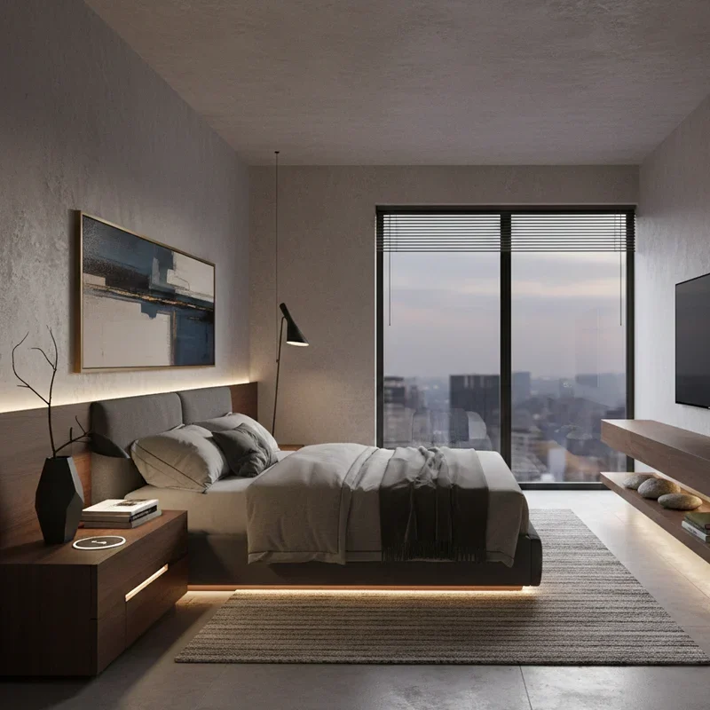 Modern Men’s Bedroom Ideas