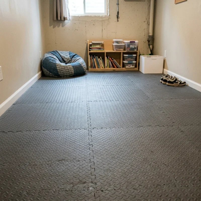 Inexpensive Basement Floor Ideas