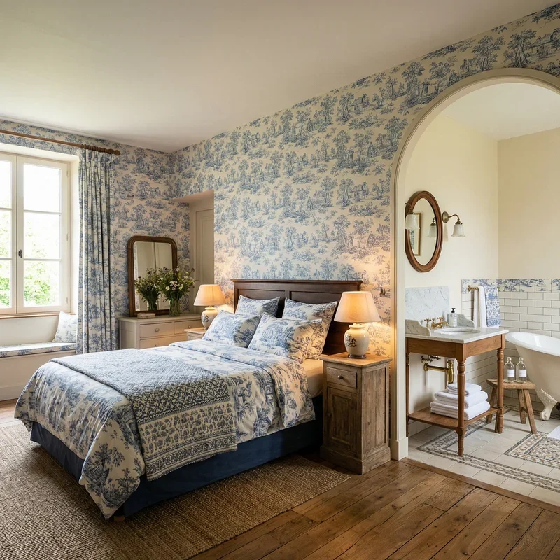 Toile Bedroom Ideas