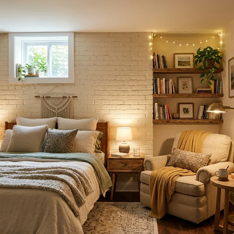Cozy Basement Bedroom Ideas