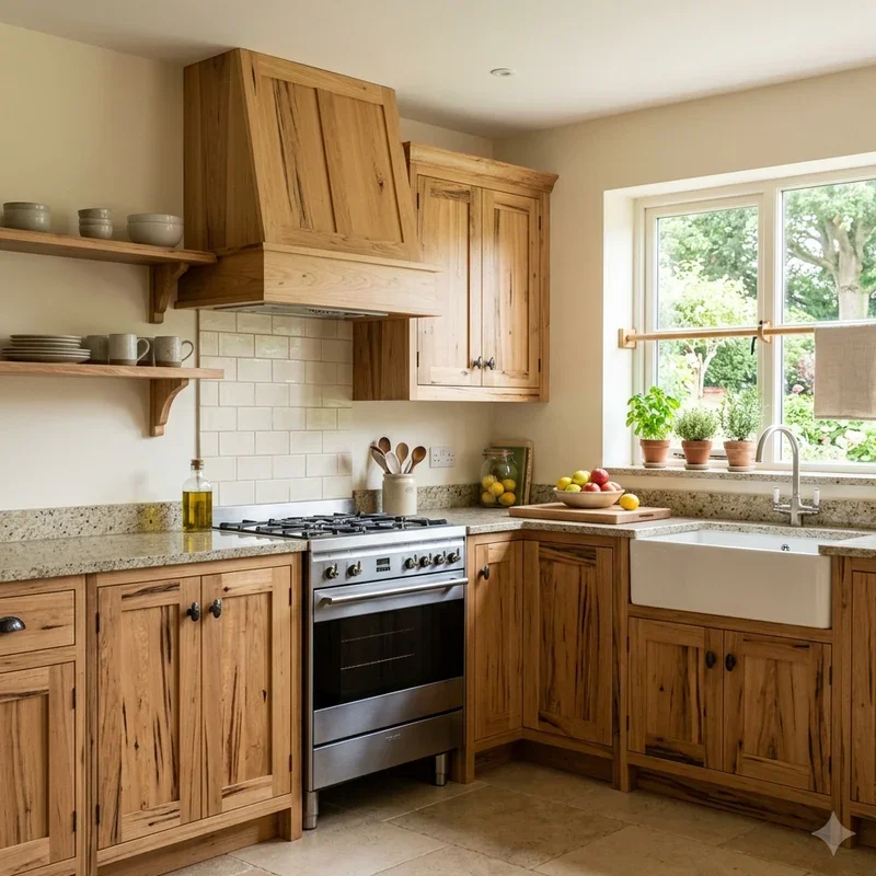 16 Hickory Kitchen Ideas for Warm Rustic Charm