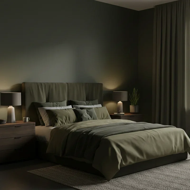 Olive Green Bedroom Ideas
