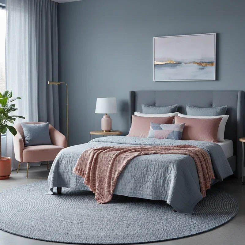 Blue Grey Bedroom Ideas