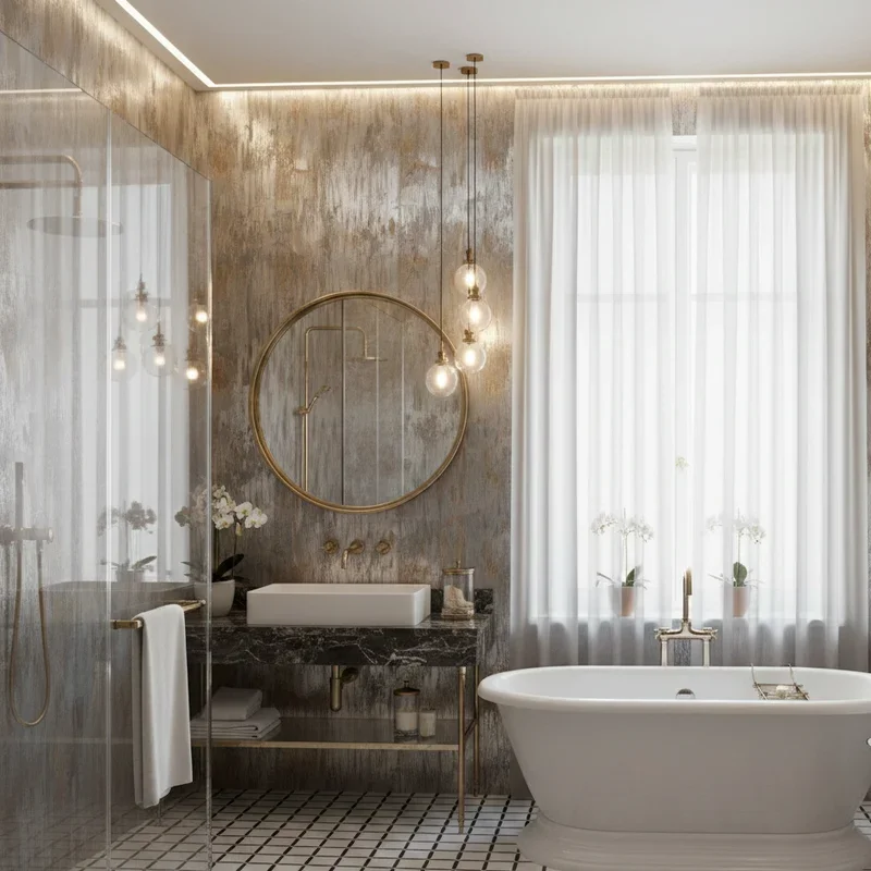 Glam Bathroom Ideas
