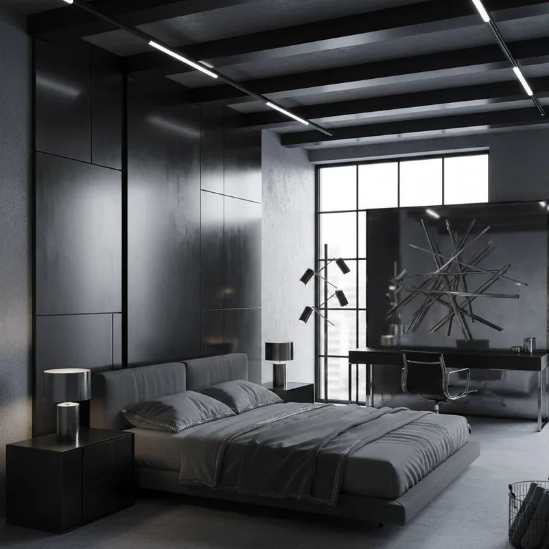 Black and Gray Room Ideas