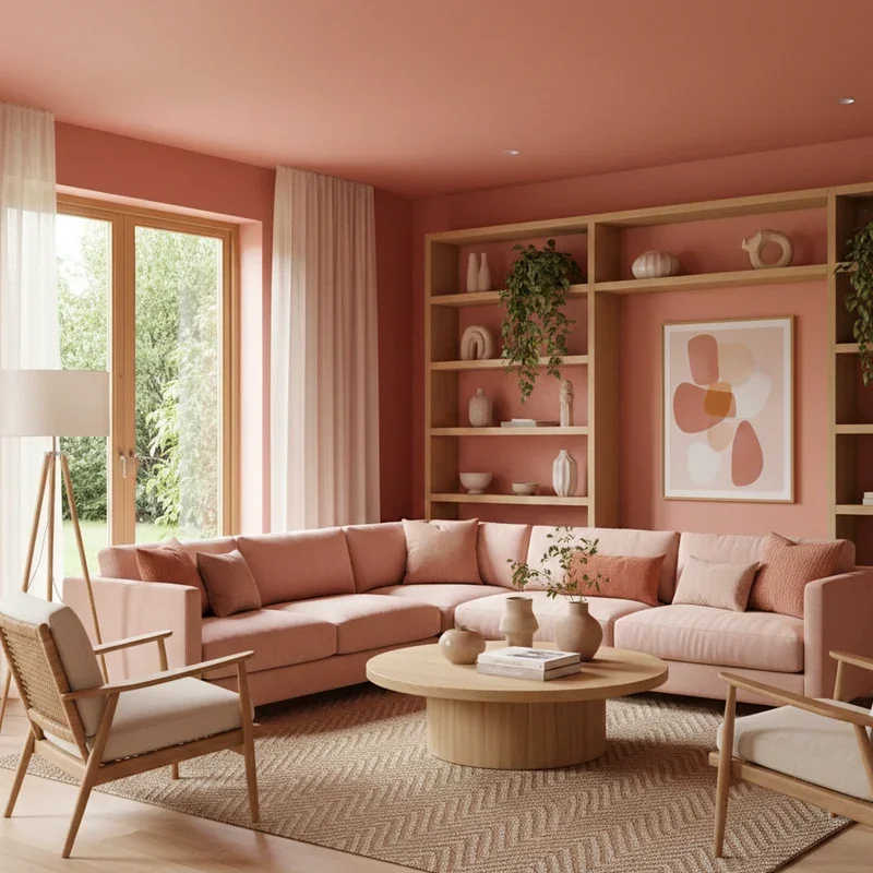 Pink Living Room Ideas