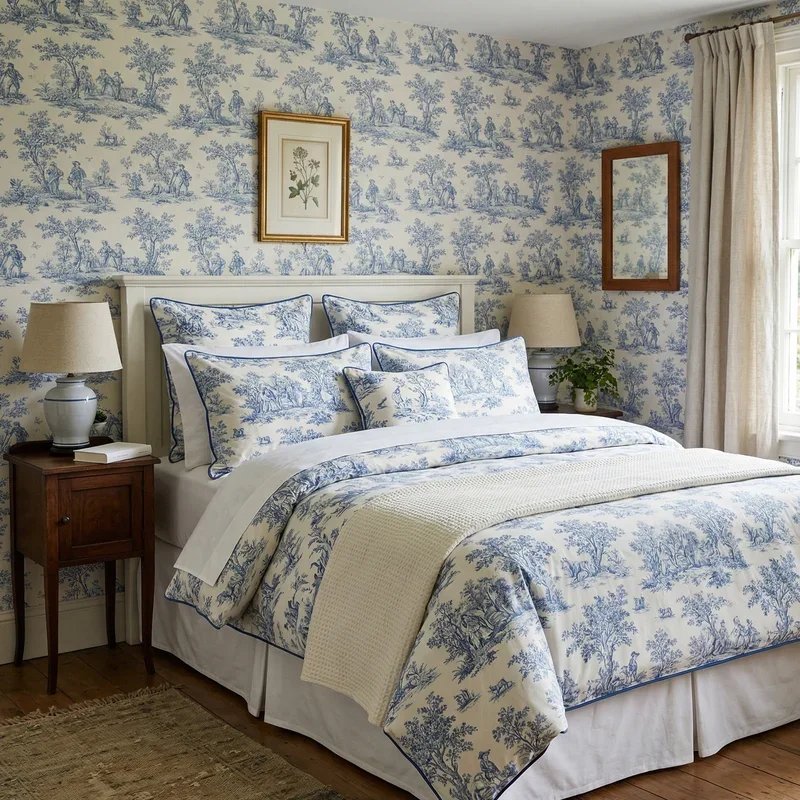 Toile Bedroom Ideas