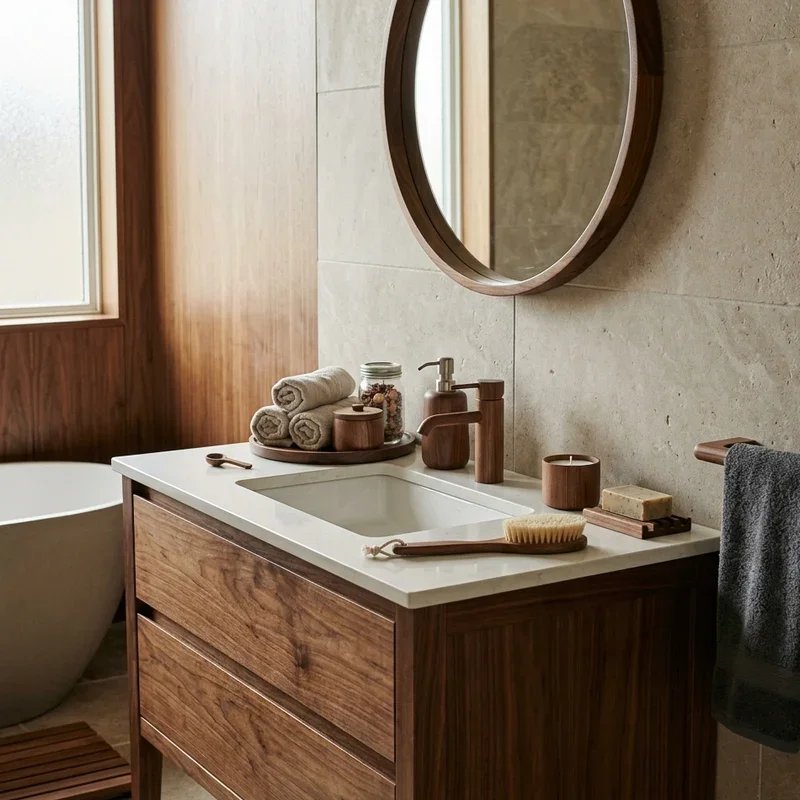 Walnut Bathroom Ideas